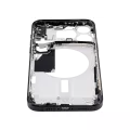 Mid-Frame Housing With Power And Volume Button Compatible For iPhone 15 Pro Max (US Version) (Aftermarket Plus) (Black Titanium)