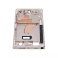Mid-Frame Housing Compatible For Samsung Galaxy S23 Ultra 5G (US & International Version) (Cream)