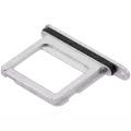 Single Sim Card Tray Compatible For iPhone 16 / 16 Plus (White)
