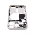 Mid-Frame Housing With Power And Volume Button Compatible For iPhone 15 Pro (US Version) (Used OEM Pull: Grade B) (White Titanium)