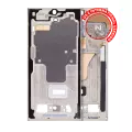 Mid-Frame Housing Compatible For Samsung Galaxy S23 Ultra 5G (US & International Version) (Cream)