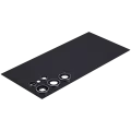 Back Cover Glass With Camera Lens Compatible For Samsung Galaxy S24 Ultra 5G (No Logo) (Aftermarket Plus) (Titanium Black)