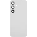 Back Cover Glass With Camera Lens Compatible For Samsung Galaxy S24 5G (No Logo) (Aftermarket Plus) (Marble Gray)