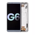 LCD Assembly With Frame Compatible For LG G6 (Genuine OEM) (Ice Platinum Silver)