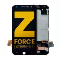 LCD Assembly With Frame Compatible For Motorola Moto Z Force Droid (XT1650-02 / 2016) (Black)