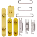 Hard Buttons (Power / Volume / Switch) Compatible For iPhone 14 / 14 Plus (Yellow)