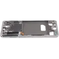 Mid-Frame Housing Compatible For Compatible For Samsung Galaxy S21 5G (Phantom White)