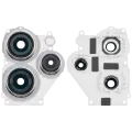 Back Camera Lens With Bracket / Bezel Compatible For Xiaomi Redmi 12 4G (Polar Silver)