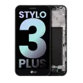 LCD Assembly With Frame Compatible For LG Stylo 3 Plus (TP450 / MP450 / M470) (Genuine OEM) (Black)