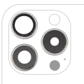 Back Camera Lens With Bracket & Bezel Compatible For iPhone 15 Pro (3 Piece Set) (Premium) (White Titanium)