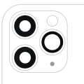 Back Camera Lens (Glass Only) With Adhesive Compatible For iPhone 11 Pro / Pro Max (3 Piece Set) (10 Pack) (Aftermarket Plus)