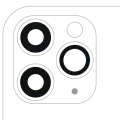 Back Camera Lens (Glass Only) With Adhesive Compatible For iPhone 11 Pro / Pro Max (3 Piece Set) (10 Pack) (Real Sapphire / Premium)