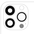 Back Camera Lens (Glass Only) With Adhesive Compatible For iPhone 13 Pro / 13 Pro Max (3 Piece Set) (Aftermarket Plus)
