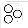 Back Camera Bezel Ring Only Compatible For iPhone 11 Pro / 11 Pro Max (Black) (3 Piece Set) (10 Pack)