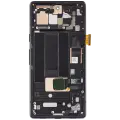 OLED Assembly With Frame (With Finger Print Scanner) Compatible For Google Pixel 7a 5G (Refurbished) (Charcoal)
