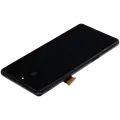 OLED Assembly With Frame (With Finger Print Scanner) Compatible For Google Pixel 7a 5G (Refurbished) (Charcoal)