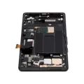 OLED Assembly With Frame (With Finger Print Scanner) Compatible For Google Pixel 7a 5G (Refurbished) (Charcoal)