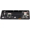 OLED Assembly With Frame (With Finger Print Scanner) Compatible For Google Pixel 7a 5G (Refurbished) (Charcoal)