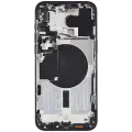 Back Housing W/ Small Pre-Installed Compatible For iPhone 15 Pro Max (US Version) (Used OEM Pull: Grade B) (Black Titanium)