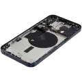 Back Housing W/ Small Pre-Installed Compatible For iPhone 15 Pro Max (US Version) (Used OEM Pull: Grade B) (Black Titanium)