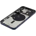 Back Housing W/ Small Pre-Installed Compatible For iPhone 15 Pro Max (US Version) (Used OEM Pull: Grade B) (Blue Titanium)
