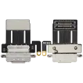 Charging Port Flex Cable Compatible For iPad Pro 11" 5th Gen (2024) (Aftermarket Plus) (Silver)
