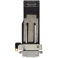 Charging Port Flex Cable Compatible For iPad Pro 13" 7th Gen (2024) (Aftermarket Plus) (Silver)