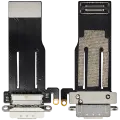 Charging Port Flex Cable Compatible For iPad Pro 13" 7th Gen (2024) (Aftermarket Plus) (Silver)