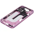 Mid-Frame Housing With Power And Volume Button Compatible For iPhone 16 (US Version) (Used OEM Pull: Grade A) (Pink)