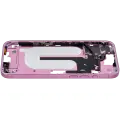 Mid-Frame Housing With Power And Volume Button Compatible For iPhone 16 Plus (US Version) (Used OEM Pull: Grade A) (Pink)