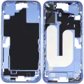 Mid-Frame Housing With Power And Volume Button Compatible For iPhone 16 Plus (US Version) (Used OEM Pull: Grade A) (Ultramarine)
