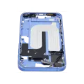 Mid-Frame Housing With Power And Volume Button Compatible For iPhone 16 Plus (US Version) (Used OEM Pull: Grade A) (Ultramarine)