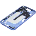 Mid-Frame Housing With Power And Volume Button Compatible For iPhone 16 Plus (US Version) (Used OEM Pull: Grade A) (Ultramarine)