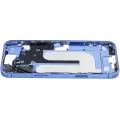 Mid-Frame Housing With Power And Volume Button Compatible For iPhone 16 Plus (US Version) (Used OEM Pull: Grade A) (Ultramarine)