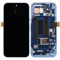 OLED Assembly With Frame (With Finger Print Scanner) Compatible For Google Pixel 8A (Refurbished) (Bay)