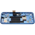 OLED Assembly With Frame (With Finger Print Scanner) Compatible For Google Pixel 8A (Refurbished) (Bay)