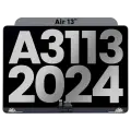 Complete LCD Display Assembly For MacBook Air 13" (M3) (A3113 / Early 2024) (Used OEM Pull: Grade B) (Space Gray)