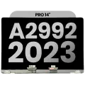 Complete LCD Display Assembly For MacBook Pro 14" A2992 (2023)  (Used OEM Pull: Grade B) (Space Black)