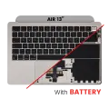 Top Case Assembly With Battery And Keyboard Compatible For MacBook Air 13" (A2681 / Mid 2022) (UK Keyboard) (Starlight) 