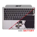Top Case Assembly With Battery And Keyboard Compatible For MacBook Air 13" (A2681 / Mid 2022) (Space Gray) (US Keyboard)