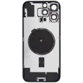 Back Glass w/ MagSafe Magnet For iPhone 16 Pro Max (Aftermarket) (Black Titanium) (No Logo)