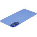 Back Glass With Steel Plate With Wireless NFC Charging MagSafe Magnet & Flashlight Flex Compatible For iPhone 16 Plus (Used OEM Pull: Grade B) (Ultramarine)