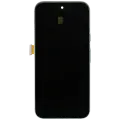 OLED Assembly With Frame (With Finger Print Scanner) Compatible For Google Pixel 8A (Refurbished) (Aloe)