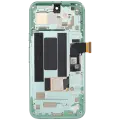 OLED Assembly With Frame (With Finger Print Scanner) Compatible For Google Pixel 8A (Refurbished) (Aloe)