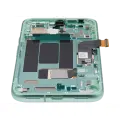 OLED Assembly With Frame (With Finger Print Scanner) Compatible For Google Pixel 8A (Refurbished) (Aloe)