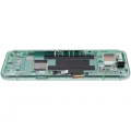 OLED Assembly With Frame (With Finger Print Scanner) Compatible For Google Pixel 8A (Refurbished) (Aloe)