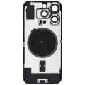 Back Glass With Steel Plate With MagSafe Magnet Pre-Installed Compatible For iPhone 16 Pro (Service Pack) (Desert Titanium) 