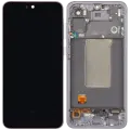 OLED Assembly With Frame Compatible For Samsung Galaxy A56 5G (A566 / 2025) (Refurbished) (Graphite)