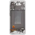 OLED Assembly With Frame Compatible For Samsung Galaxy A56 5G (A566 / 2025) (Refurbished) (Lightgray)
