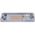 OLED Assembly With Frame Compatible For Samsung Galaxy S25 5G  (US & International Version) (Refurbished) (Icy Blue)